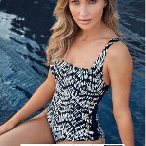Amoressa Marquina Moonraker One Piece Swimsuit - Size 8 - NWT